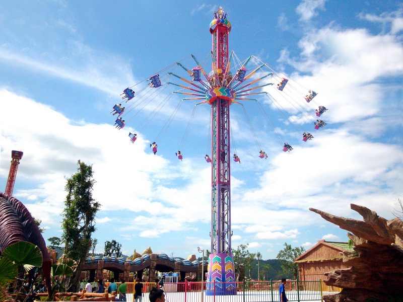 42m tower ride footprint and access