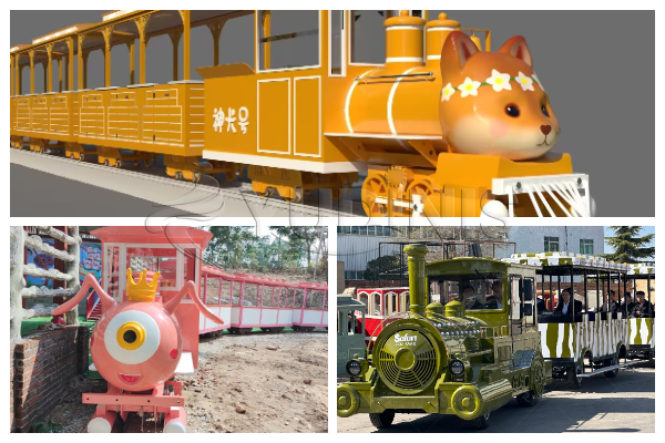 Where Should Tourist Train Stations Be Located Inside a Large Zoo or Safari Park?