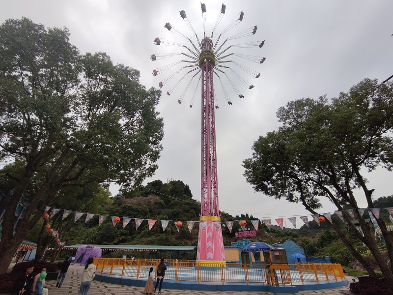How Much Space Does a 42m Sky Flyer Ride Need for Installation?